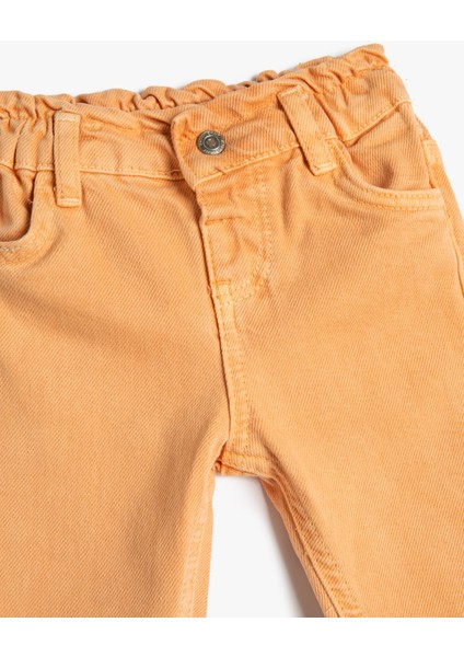 Pantolon Cepli Pamuklu Beli Lastikli modelleri
