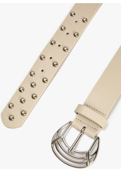 Kemer Deri Görünümlü Zımba Detaylı Toka Detaylı modelleri