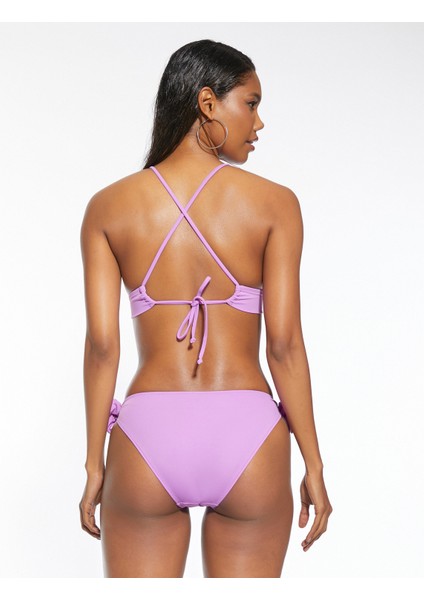 Bikini Üstü Bralet Çapraz Askılı Kaplı