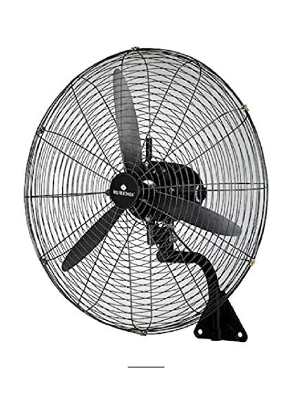 RBSR95 76 cm Sanayi Tipi Duvar Vantilatörü, Siyah