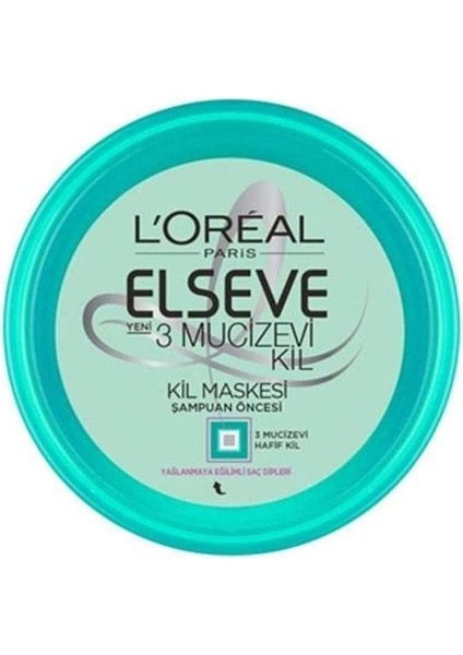 3 Mucizevi Kil Banyo Öncesi Kil Maskesi (150 Ml)