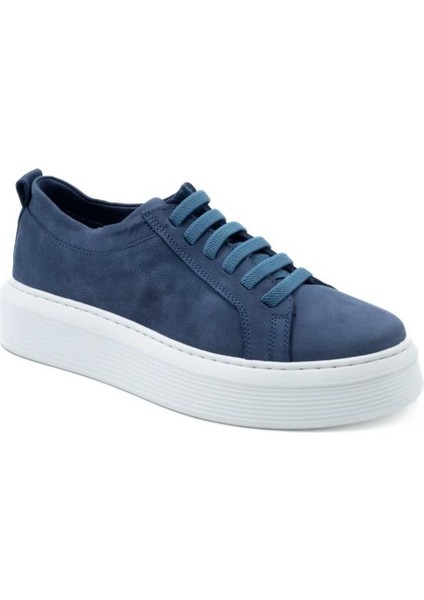 221150 Açık Mavi Nubuk Kadın Sneaker