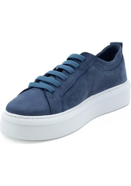 221150 Açık Mavi Nubuk Kadın Sneaker