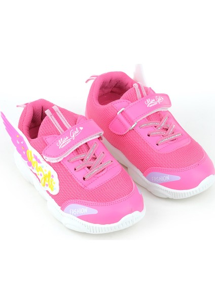 Yazlık Kız Çocuk Cırt Cırtlı ve Bağcıklı Ayarlanabilir Spor Ayakkabı indirimleri