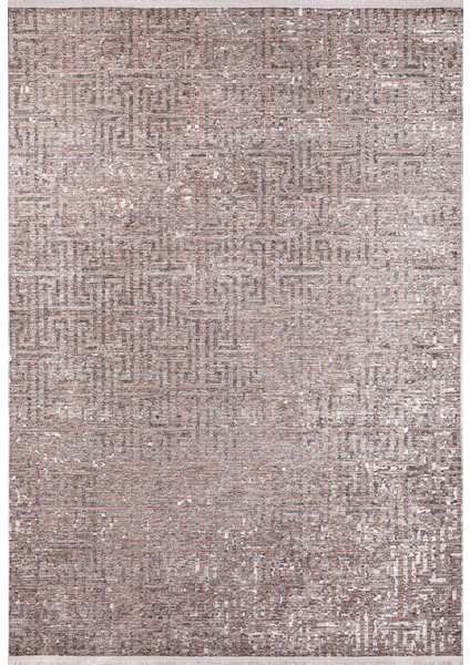 Belebey Gri Modern Dijital Baskı Halı