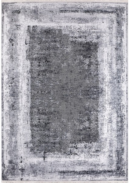 Neryungri Gri Modern Dijital Baskı Halı