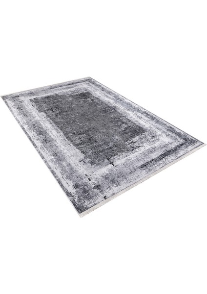 Neryungri Gri Modern Dijital Baskı Halı