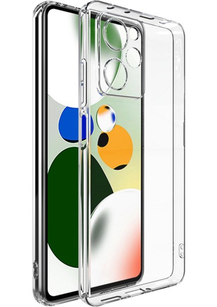 Xiaomi Poco X5 Pro 5g Kılıf Kamera Korumalı Silikon Şeffaf Kapak