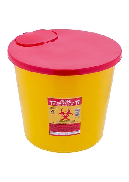 Tıbbi Atık Kovası 10 lt - 5 Adet modelleri