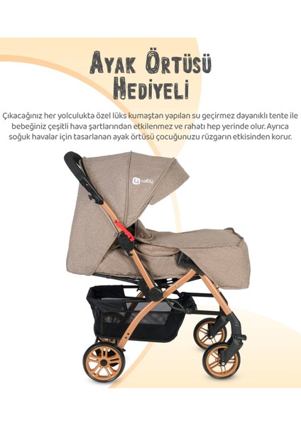 Travel Sistem Çift Yönlü Bebek Arabası Ayak Örtülü + Yağmurluk Ilk Adım Bebe