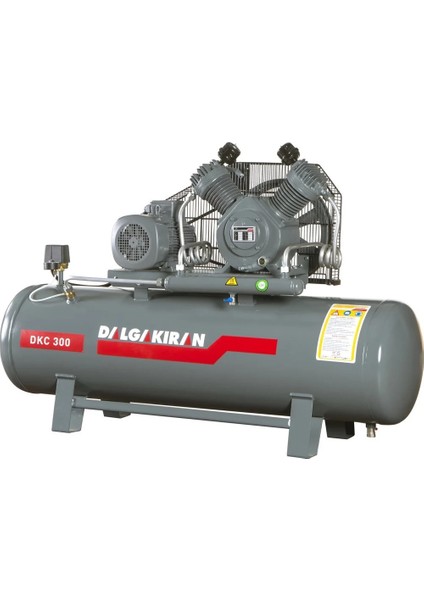 Kompresör 300 Lt 380 Volt 8 Bar DKC300