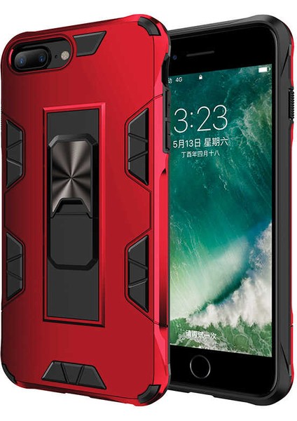 Apple iPhone 7 Plus Darbe Koruyucu Standlı Kılıf Kapak