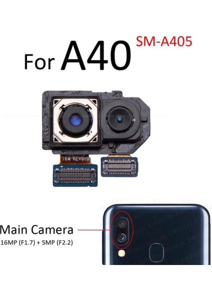 Samsung Galaxy A40 Arka Kamera (Orjinal)