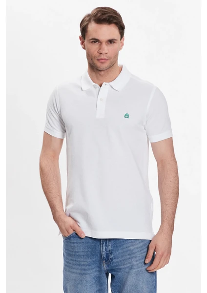 United Colors Of Benetton Logolu % 100 Pamuk Polo T Shirt Erkek Polo T Shirt 3089J3179