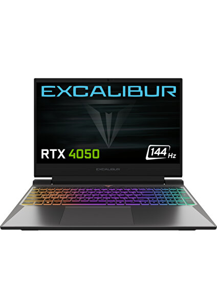 Excalibur G870.1265-DVA0X-B Intel Core i7 12650H 32GB 500GB SSD RTX4050 Freedos 15.6" 144Hz Taşınabilir Bilgisayar