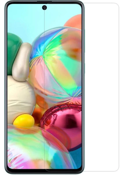 Samsung Galaxy M52 5g ile Uyumlu Ekran Koruyucu Şeffaf Temperli Kırılmaz Cam Ekran Koruyucu