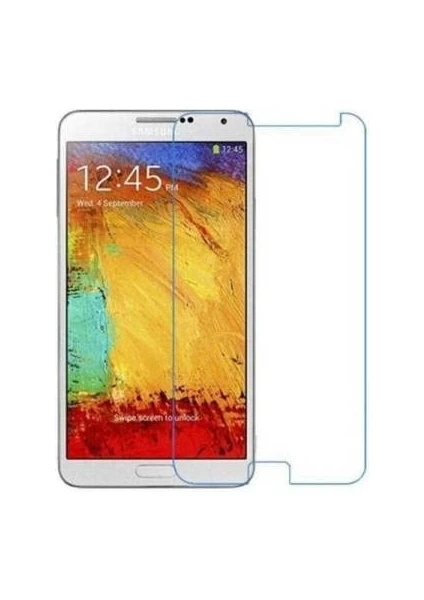 Samsung Galaxy Note 3 Neo ile Uyumlu Ekran Koruyucu Şeffaf Temperli Kırılmaz Cam Ekran Koruyucu