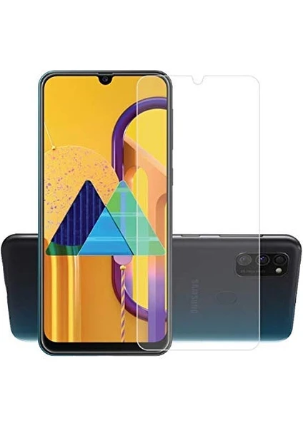 Samsung Galaxy M21 ile Uyumlu Ekran Koruyucu Şeffaf Temperli Kırılmaz Cam Ekran Koruyucu