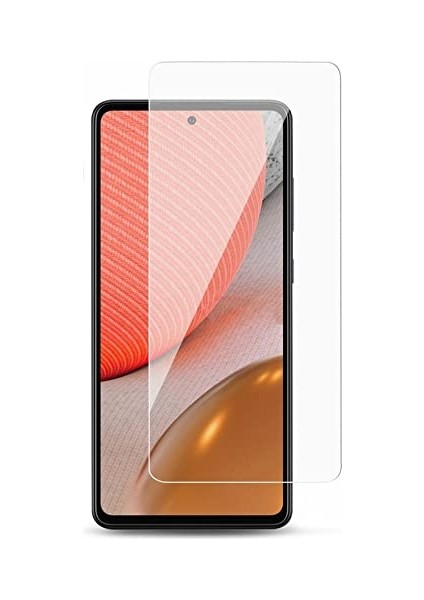 Samsung Galaxy A72 ile Uyumlu Ekran Koruyucu Şeffaf Temperli Kırılmaz Cam Ekran Koruyucu
