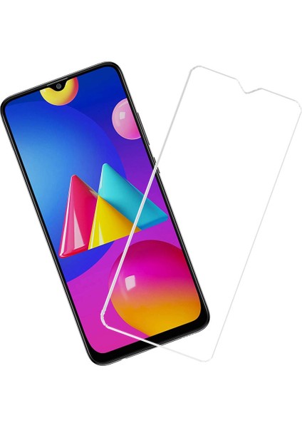 Samsung Galaxy A02S ile Uyumlu Ekran Koruyucu Şeffaf Temperli Kırılmaz Cam Ekran Koruyucu