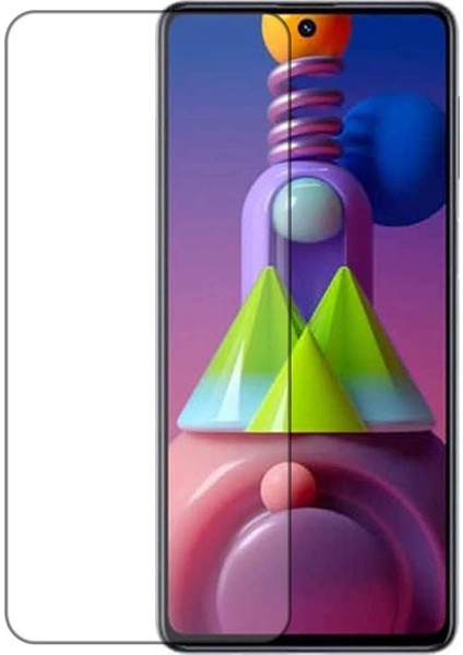 Samsung Galaxy M51 ile Uyumlu Ekran Koruyucu Şeffaf Temperli Kırılmaz Cam Ekran Koruyucu fiyatları