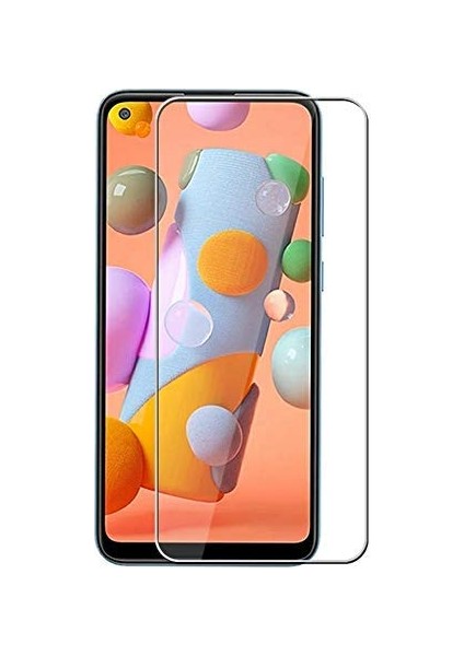 Samsung Galaxy A21S ile Uyumlu Ekran Koruyucu Şeffaf Temperli Kırılmaz Cam Ekran Koruyucu