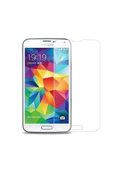 Samsung Galaxy S5 Mini ile Uyumlu Ekran Koruyucu Şeffaf Temperli Kırılmaz Cam Ekran Koruyucu