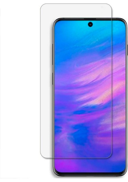 Samsung Galaxy A91 (S10 Lite) ile Uyumlu Ekran Koruyucu Şeffaf Temperli Kırılmaz Cam Ekran Koruyucu