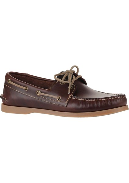 Kahverengi Kızıl Deri Erkek Loafer 11M23299