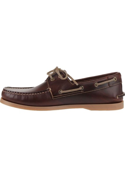 Kahverengi Kızıl Deri Erkek Loafer 11M23299