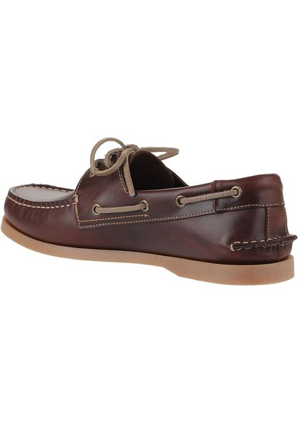 Kahverengi Kızıl Deri Erkek Loafer 11M23299