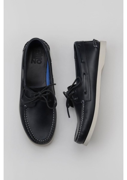 Lacivert Deri Erkek Loafer 11M23299