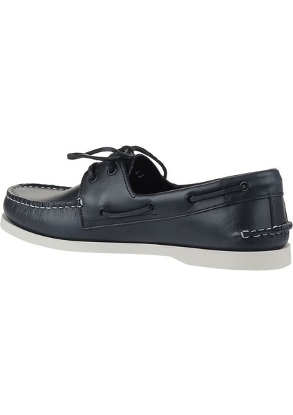Lacivert Deri Erkek Loafer 11M23299 indirimleri