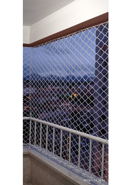 6mm Kalınlıkta 5x5 Gözaralığı 1.50X20 Metre Çocuk Emniyet Filesi fiyatları