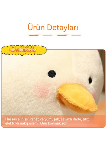 Yimei Mang Ördek Bebek Peluş Oyuncak Küçük Sarı Ördek Bebek Yastık (Yurt Dışından)