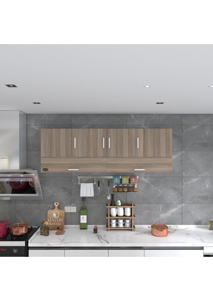 Kenzlife hazır mutfak perenna crd 060*180*22 mutfak banyo dolabı kapaklı raflı fırsatları
