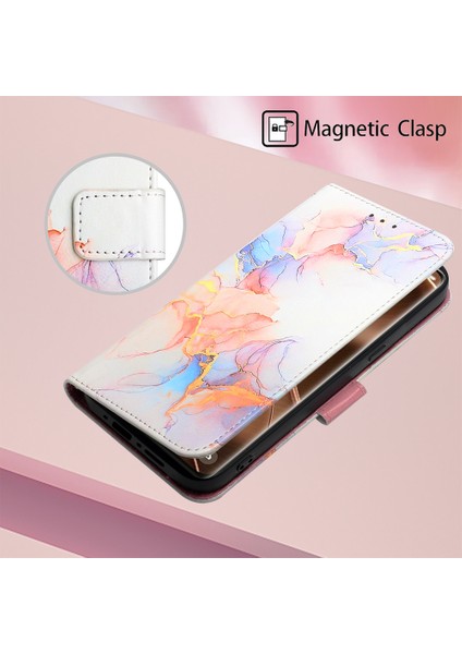 Oppo Için Telefon Kılıfı X6 Pro, Mermer Desen Cüzdan Stand Kapağı (Yurt Dışından) indirimleri
