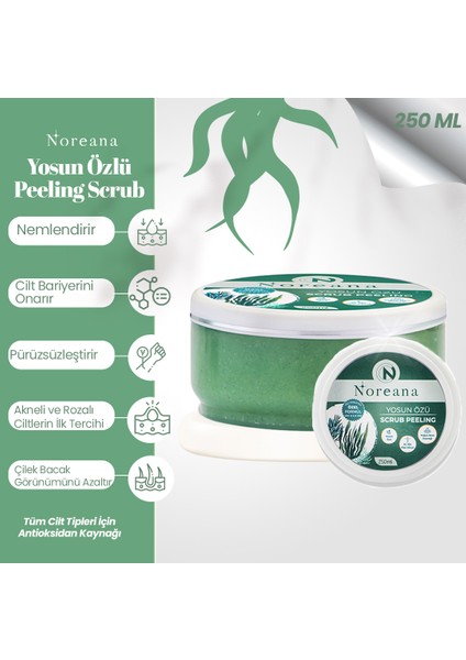 Yosunlu Scrub Peeling 250ML Arındırıcı & Canlandırıcı & Nemlendirici