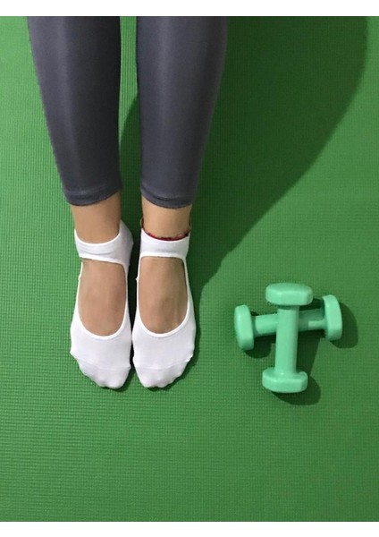 B&D Socks B&d Kadın 3'lü Tabanaltı Kaydırmaz Pilates ve Yoga Çorabı