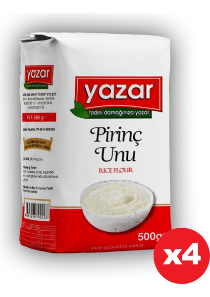 Sade Pirinç Unu 500 gr x 4 Paket