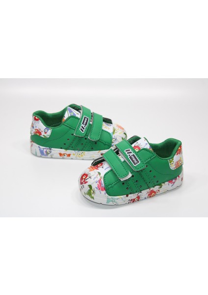 Minican Ortopedik Çok Hafif Taban Çift Cırtlı Kolay Giyim Çizgi Karakter Baskılı Çocuk Günlük Bebe Sneaker fiyatları