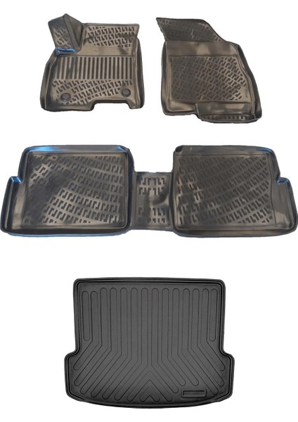 Chery Tiggo 7 Pro 2022 Sonrası Havuzlu Paspas ve Bagaj Havuzu Seti