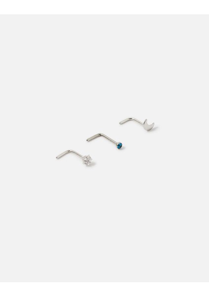 Piercing Set Kristal Mavi