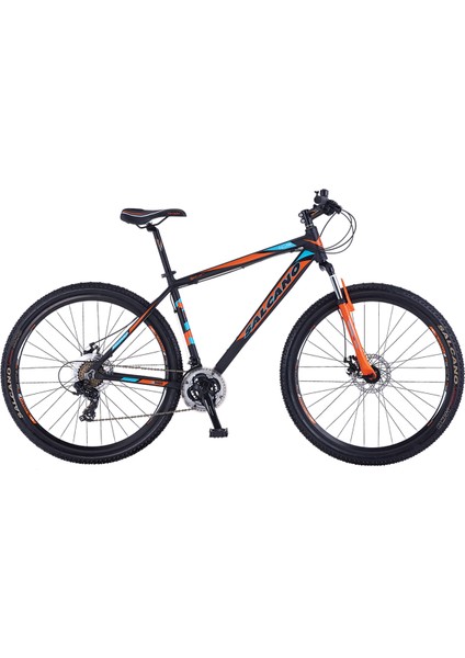 Ng 750 26 Md 18" Disk Fren Full Shimano 21 Vites Siyah Turuncu Turkuaz