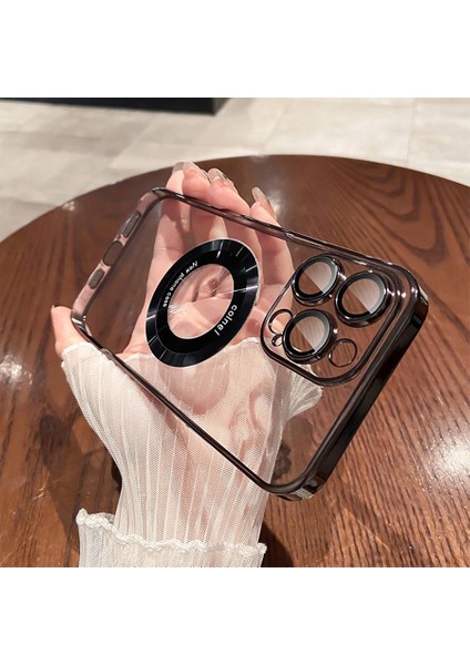 iPhone 14 Pro Max Kılıf Magsafe Şarj Özellikli Lens ve Toz Korumalı Şık Logo Tasarımlı Sert Ince fiyatları