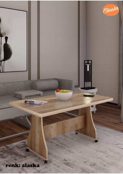 Tekerlekli Mdf Masa %100 Mdf Orta Sehpa Salon Masa Sehpa modelleri