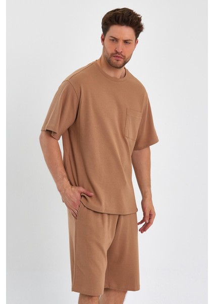 Cep Detaylı Tişört-Şort Takım (E23-0064-0060) fiyatları