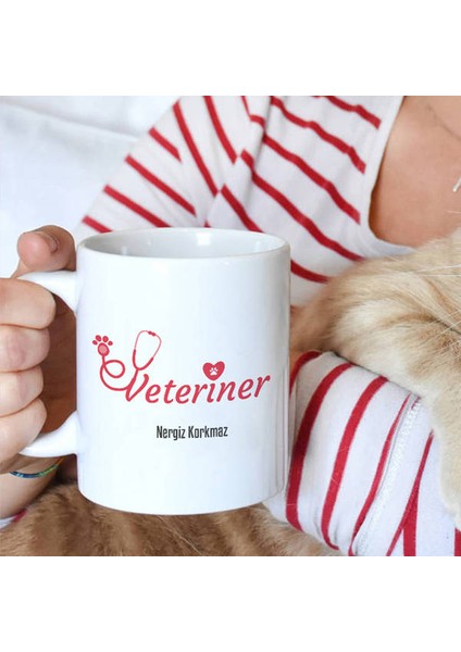 Veterinerlere Hediye Kupa Bardak