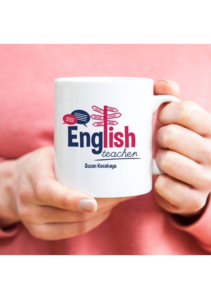 Ingilizce Öğretmenlerine Hediye Kupa Bardak
