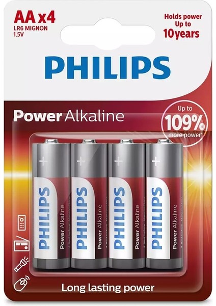 LR6P4B 10 Power Alkaline Pil Aa